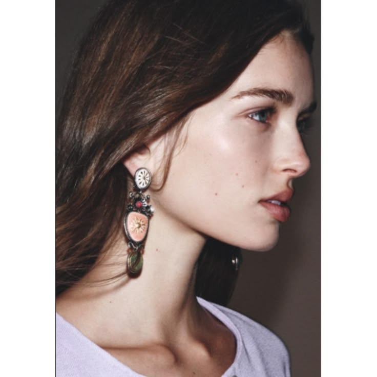 Pendientes Vintage White