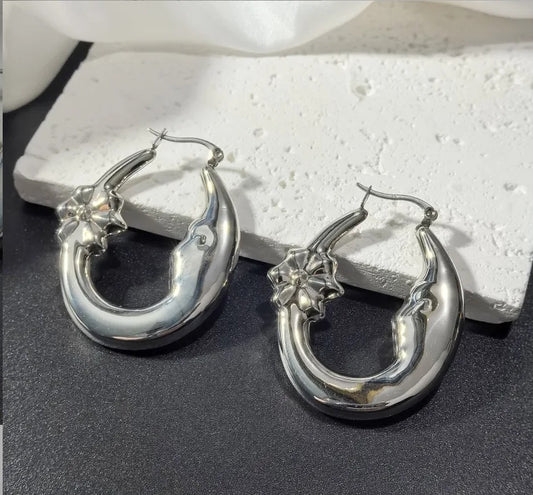 Aretes Silver Moon